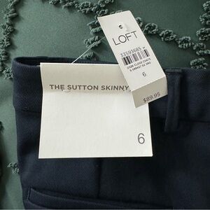 Loft Sutton slim leg slacks